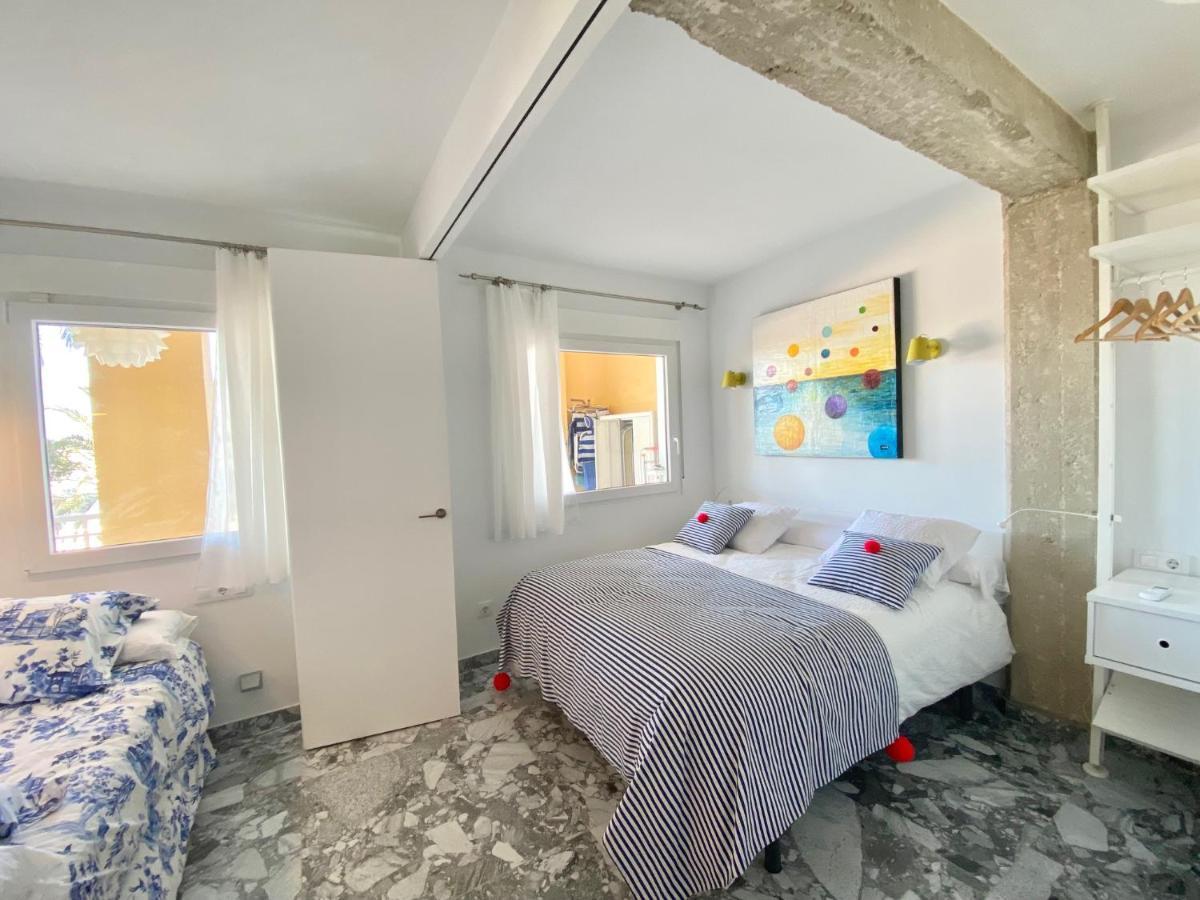 Apartamento Centro De Denia 1Ra Linea, Vistas Puerto Y Mar 外观 照片