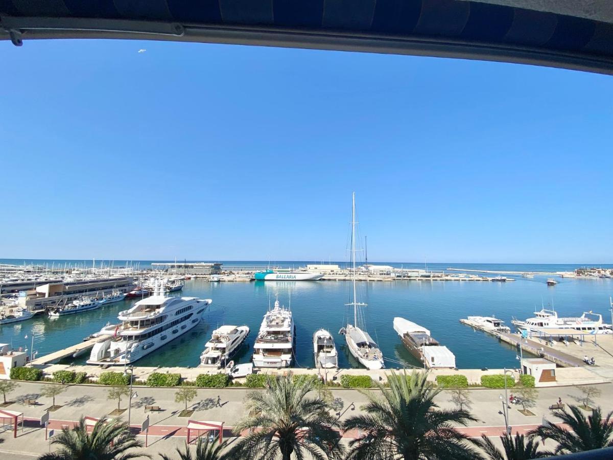 Apartamento Centro De Denia 1Ra Linea, Vistas Puerto Y Mar 外观 照片
